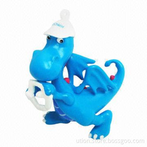 Dinosaur-shaped USB Flash Memory with 1 to 32GB Memory Capacity, Free Printing and Packaging